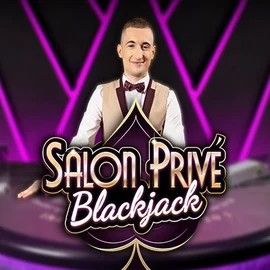 Blackjack Salon Privé slot logo by Ezugi at Duffspin Casino