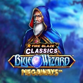 Try Fire Blaze Blue Wizard Megaways slot by Rarestone Gaming on dufffspin.co.uk – logo image