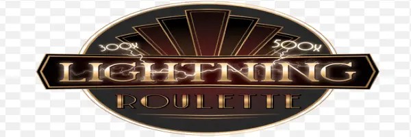 Lightning Roulette online game logo by Evolution on dufffspin.co.uk